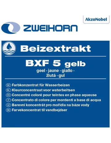 Beizextrakt wasserlöslich gelb BXF 5 0,5 ltr - Zweihorn